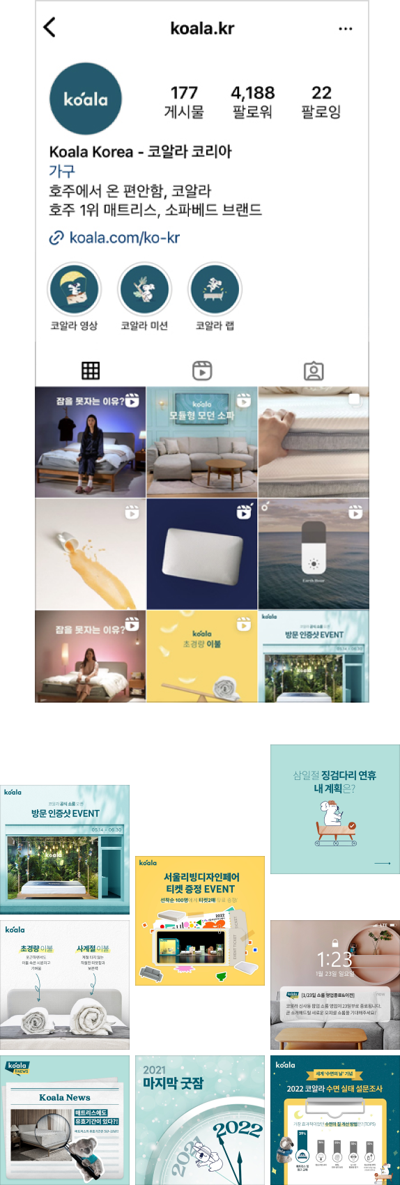 코알라 인스타그램