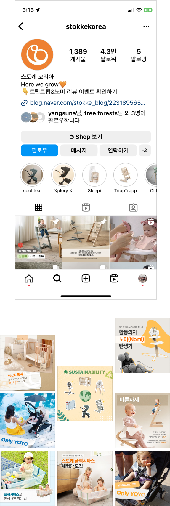 STOKKE 인스타그램